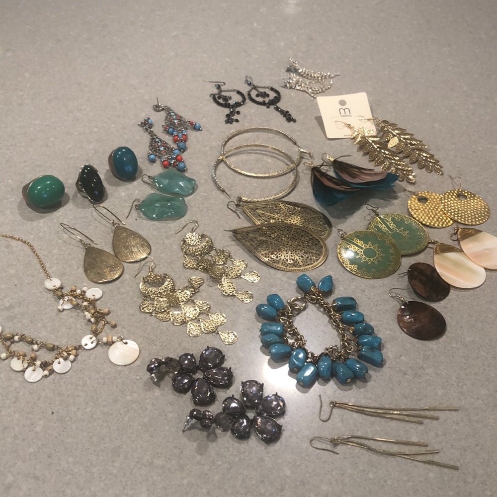 Jewelry: Earrings, Rings, Bracelet, Necklace